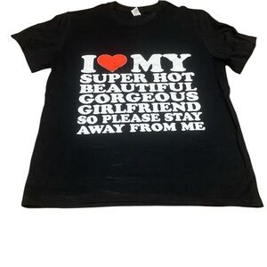 NWOT Funny Couples T Shirt M K68